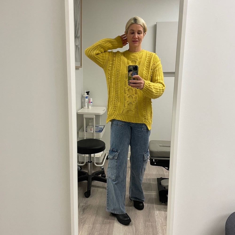 Stella McCartney yellow alpaca sweater